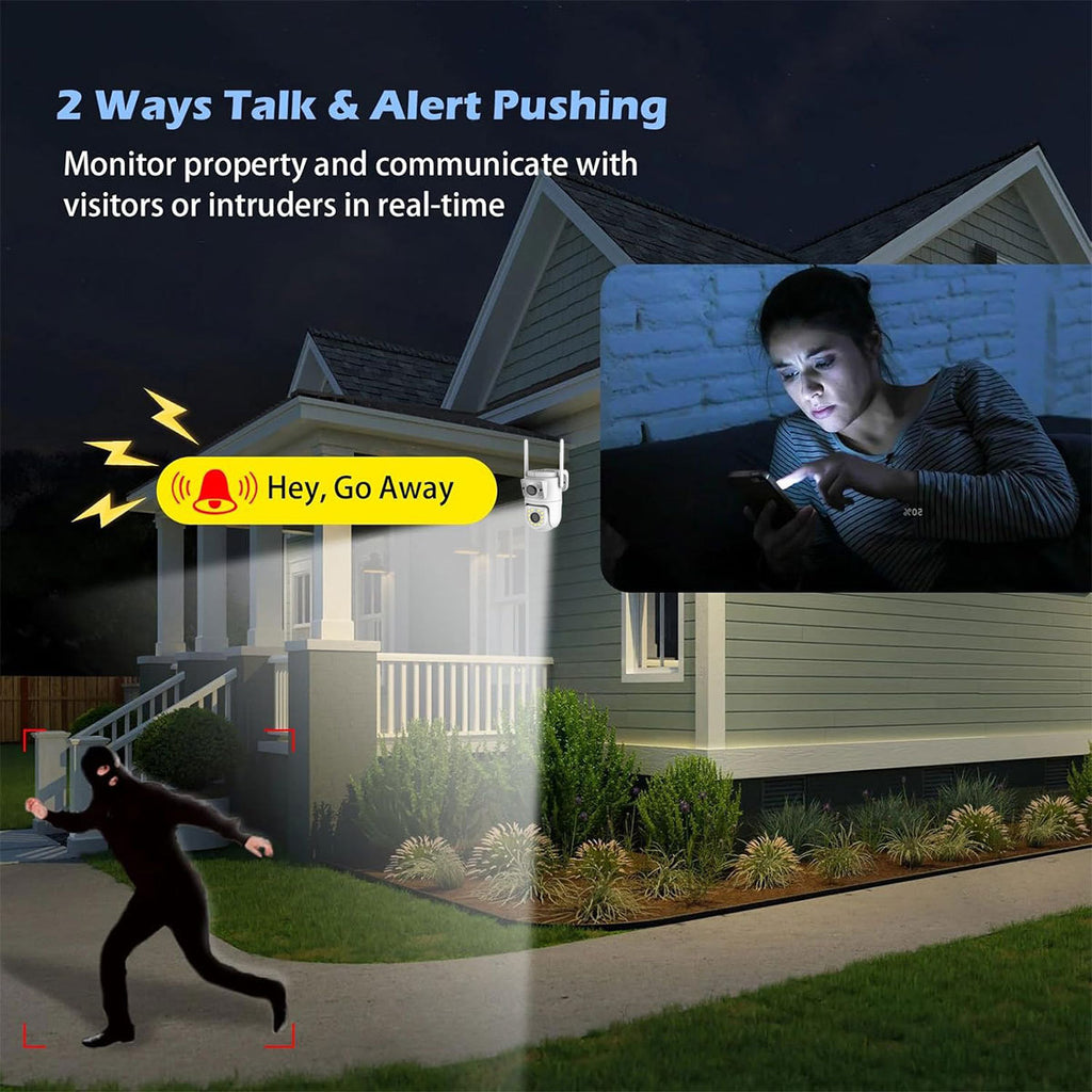 Creative Home Graffiti Intelligent Binocular Camera